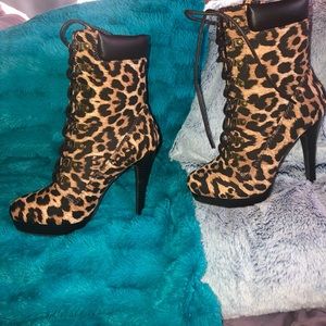 Daylene Leopard Bootie